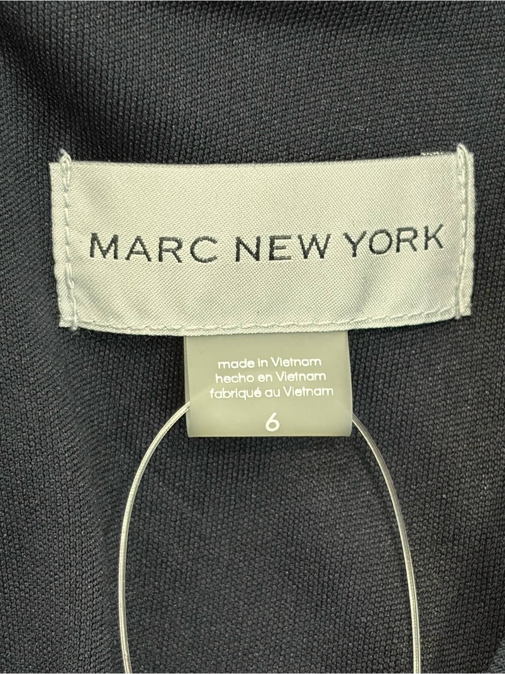 NWT Marc New York Navy Wrap Midi Dress with Belt (6) - Picture 3 of 10